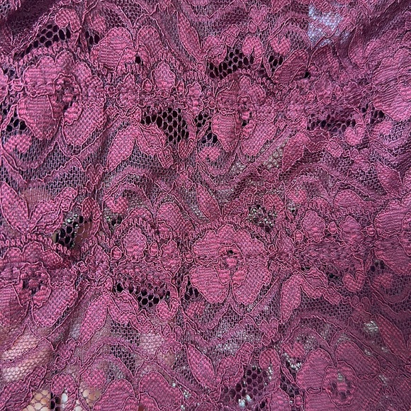 Wishlist Burgundy lace longline bralette. Size S - Picture 5 of 6